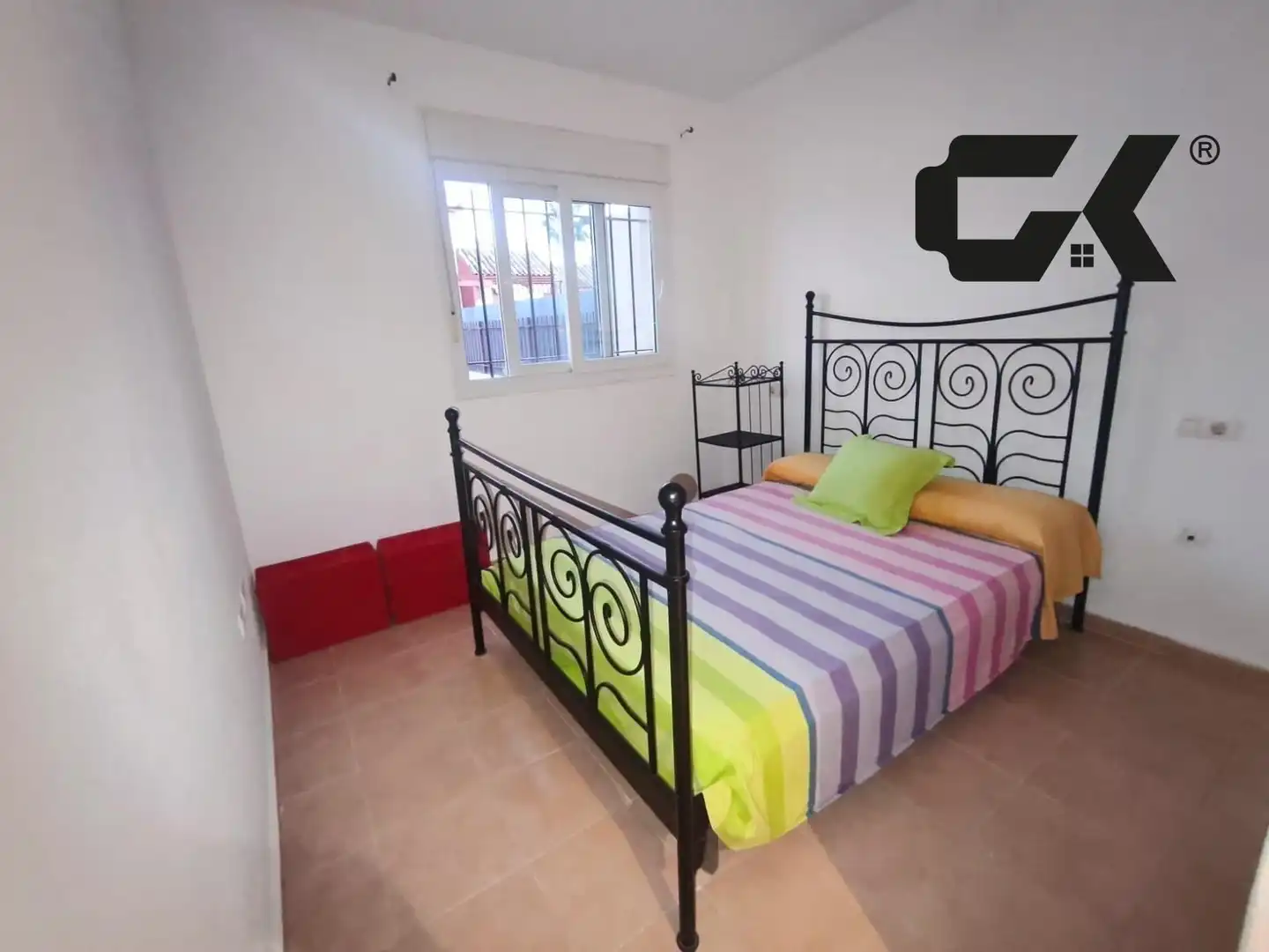 Dormitori de Casa adosada en venda en Mazarrón amb Aire condicionat, Jardí privat i Piscina comunitària