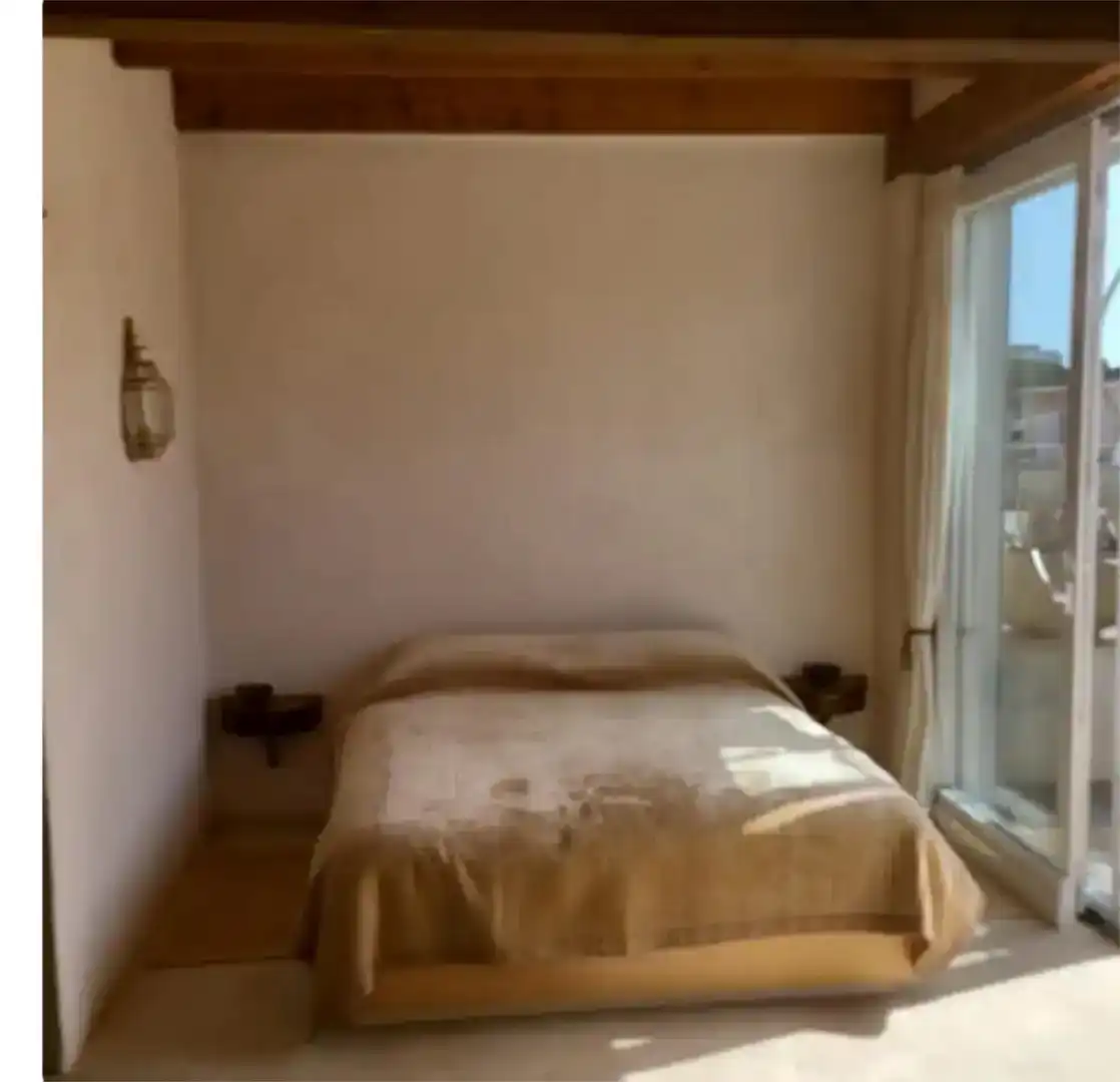 Dormitori de Loft de lloguer en  Palma de Mallorca amb Parquet, Moblat i Forn