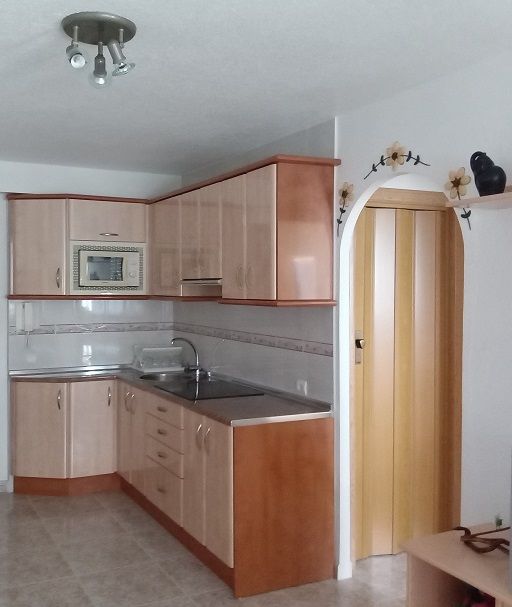 Cocina de Apartamento en venta en Cullera con Amueblado y Piscina comunitaria