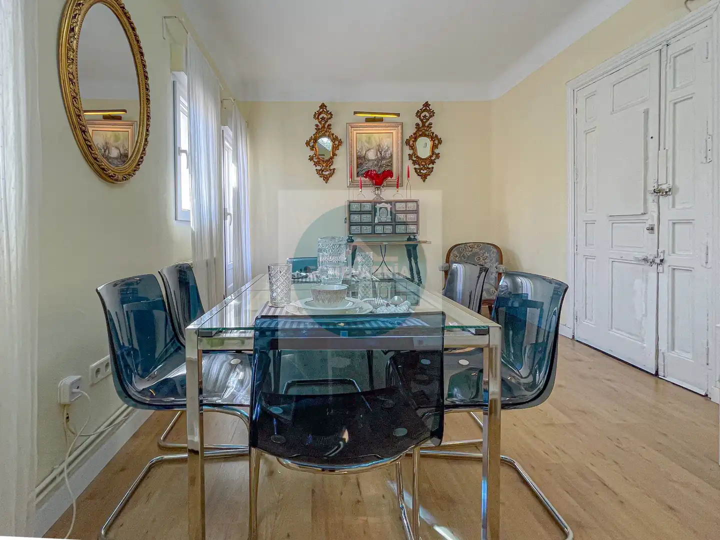 Dining room of Attic for rent in Madrid  with Air Conditioner, Heating and Terrace
