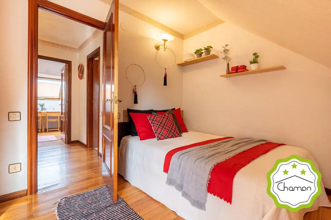 Schlafzimmer von Maisonette zum Verkauf in Noja mit Heizung, Abstellraum und Möbliert