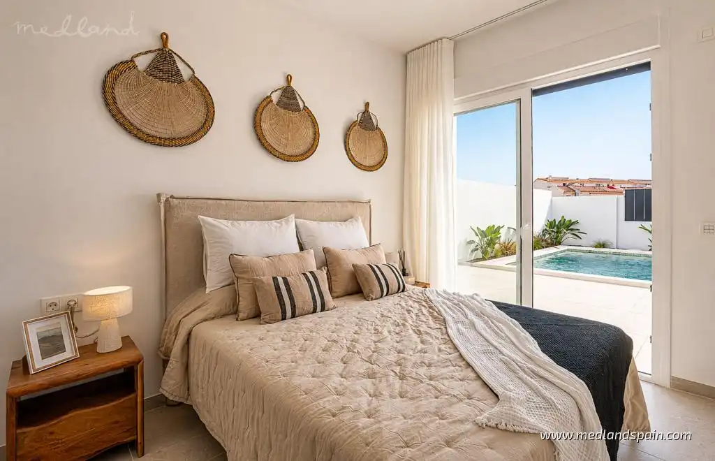 Bedroom of Houses for sale in Torre-Pacheco  with Private garden, Terrace and Swimming Pool