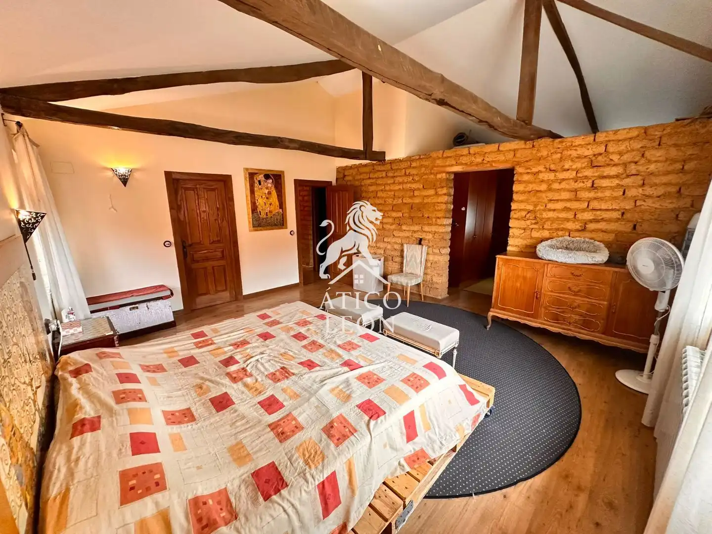 Bedroom of Houses for sale in Valdefresno  with Heating, Private garden and Storage room