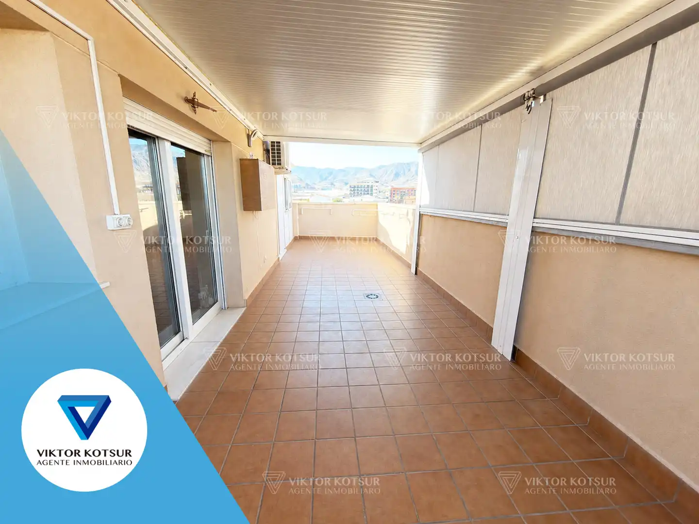 Terrace of Attic for sale in Roquetas de Mar  with Air Conditioner, Parquet flooring and Terrace