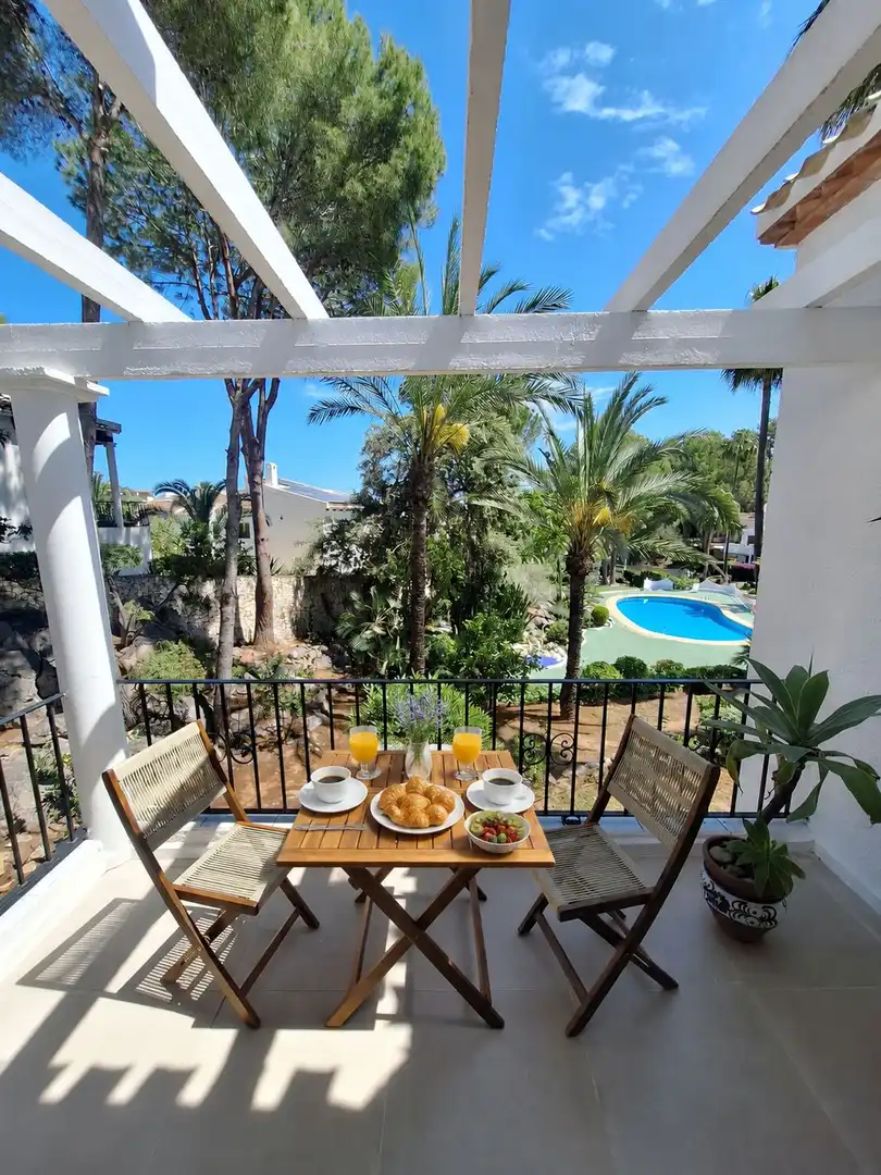Terrassa de Apartament en venda en Pedreguer amb Jardí privat, Piscina i Balcó