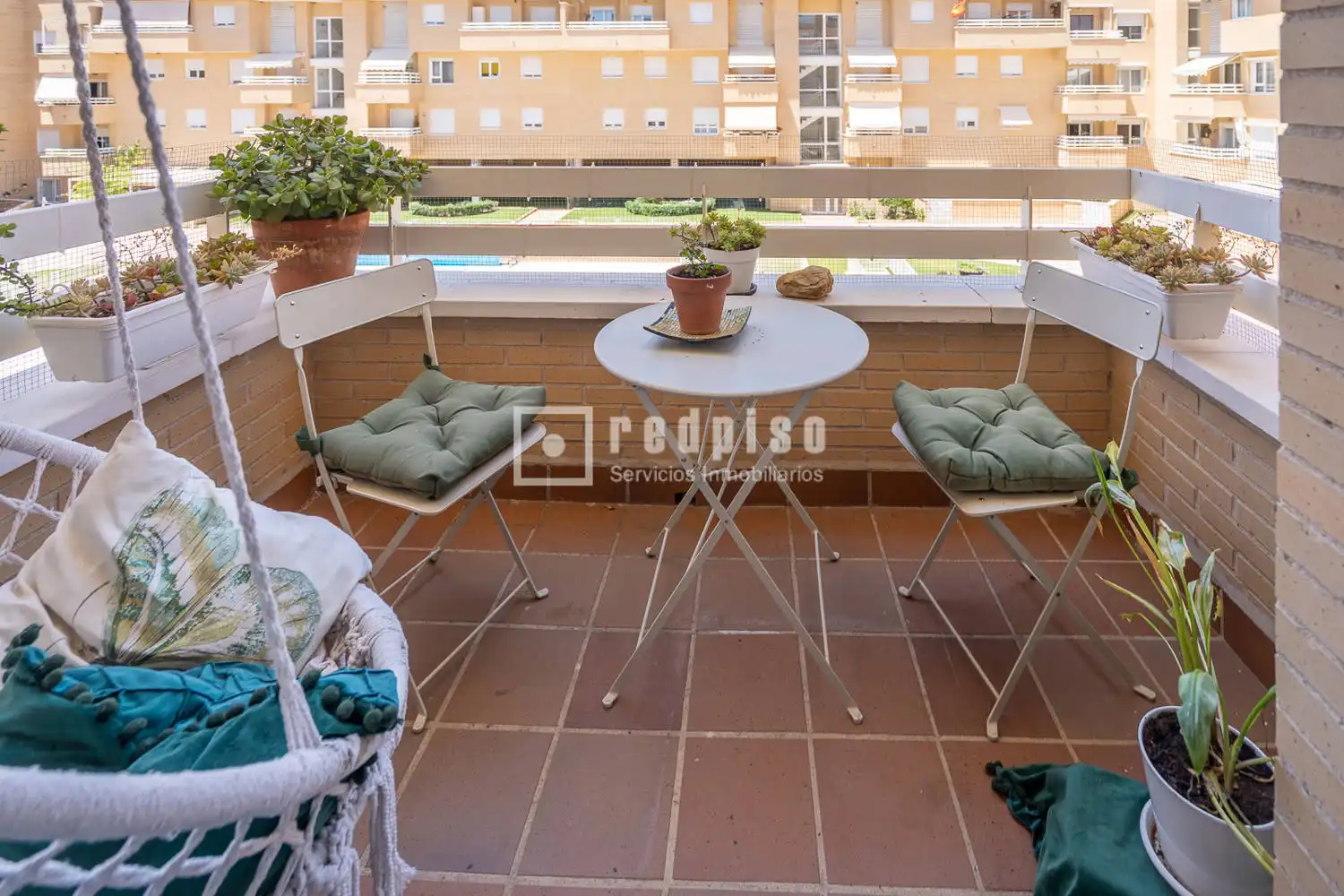 Terrasse von Wohnung zum Verkauf in Arroyomolinos (Madrid) mit Klimaanlage, Heizung und Privatgarten