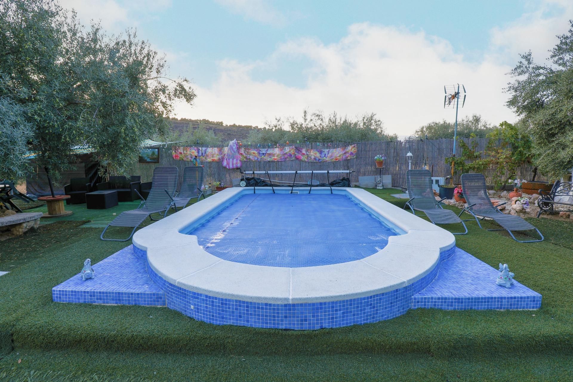 Piscina de Finca rústica en venda en Monachil amb Aire condicionat