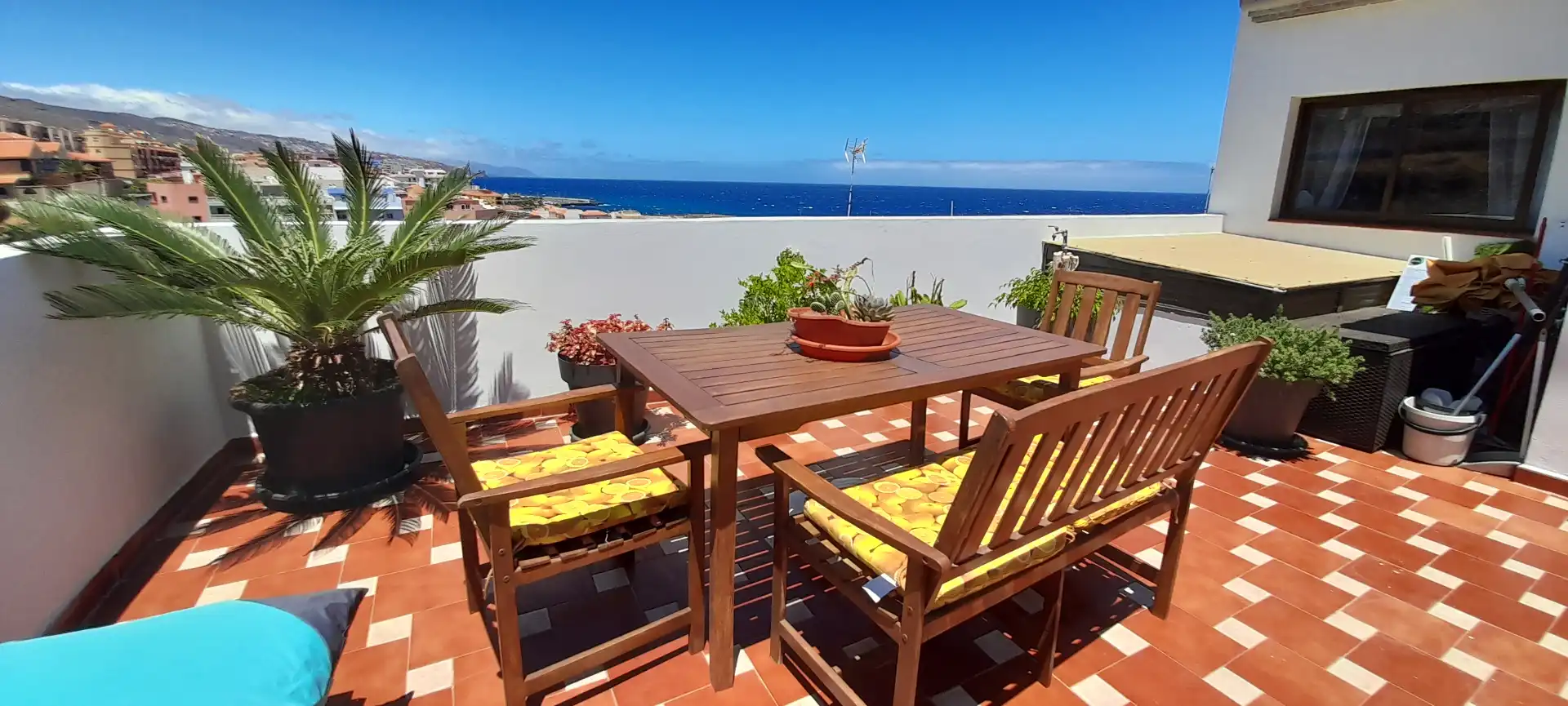 Terraza de Ático de alquiler en Candelaria con Terraza, Amueblado y Horno