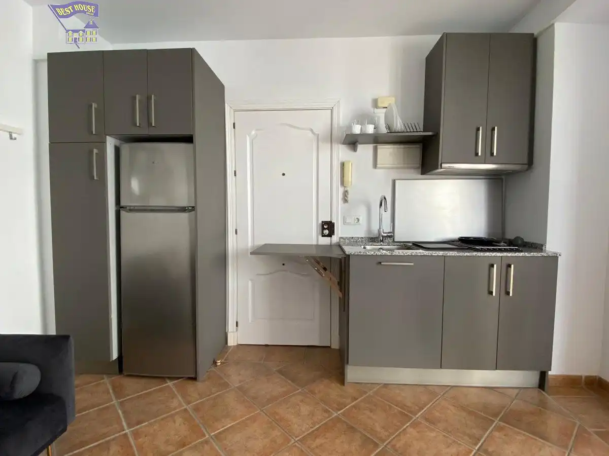Cuina de Apartament de lloguer en Arcos de la Frontera amb Aire condicionat, Terrassa i Moblat