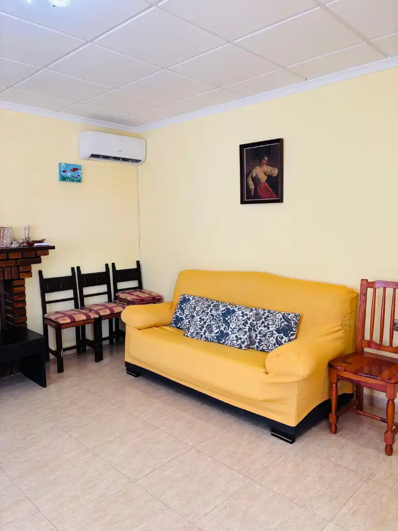Living room of Houses for rent in Pilar de la Horadada  with Air Conditioner, Heating and Private garden