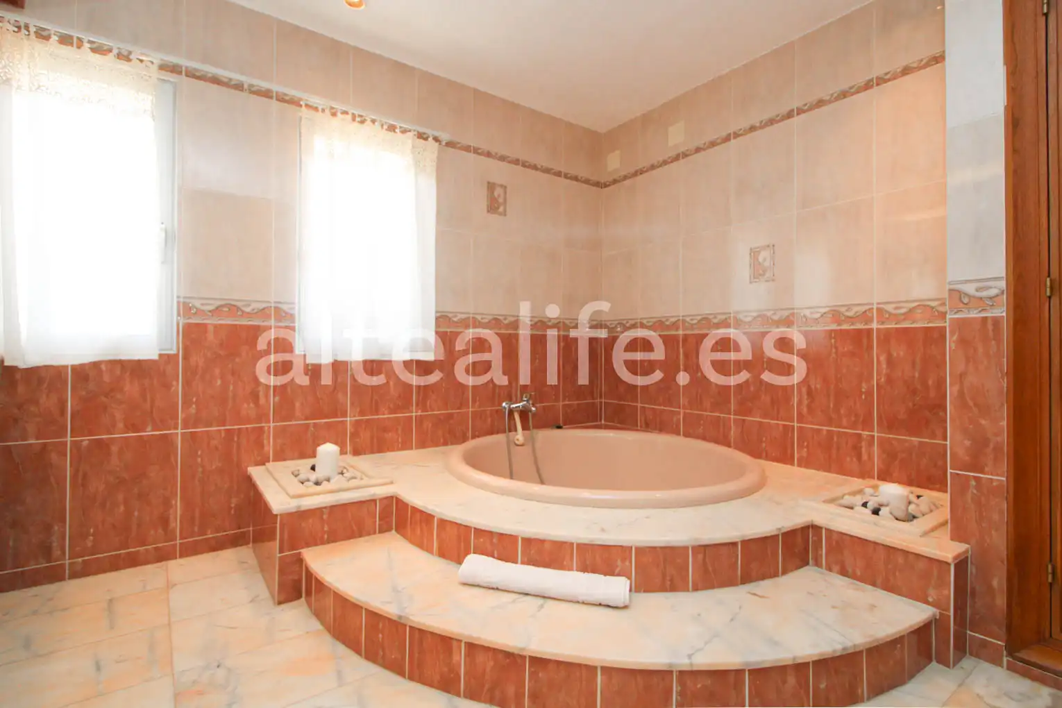 Baño de Casa o chalet en venta en La Nucia con Aire acondicionado, Jardín privado y Terraza