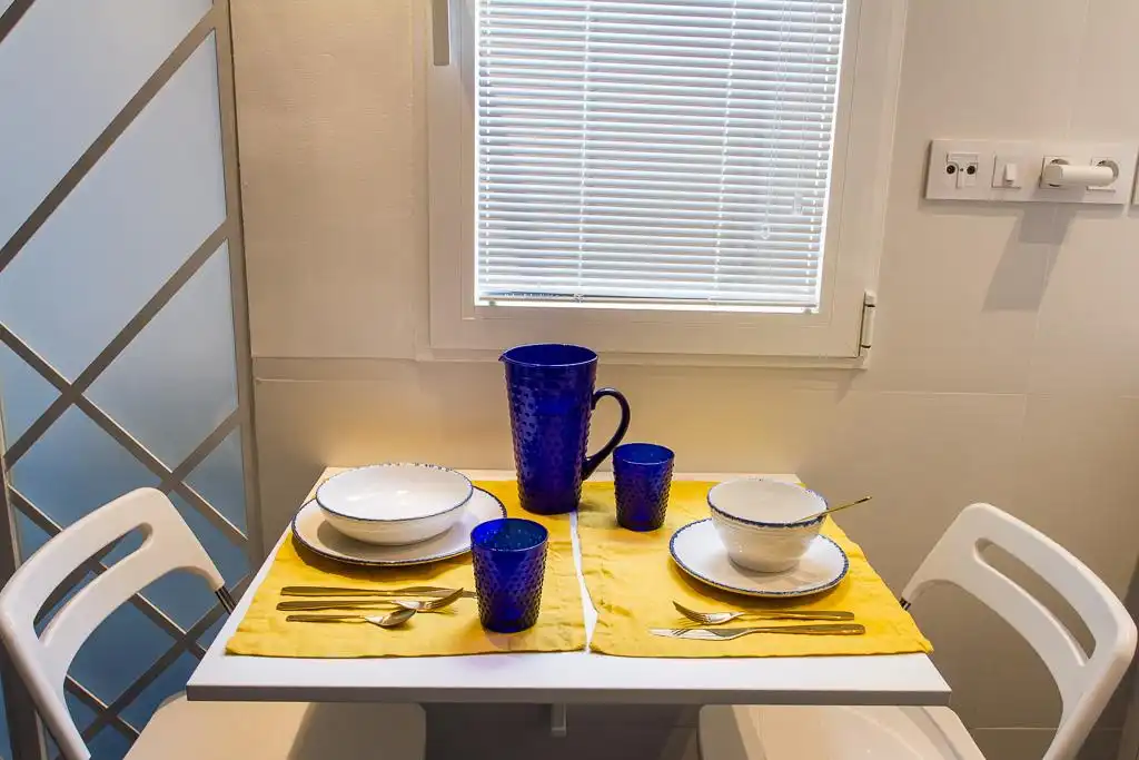 Comedor de Piso de alquiler en Madrid con Aire acondicionado y Amueblado
