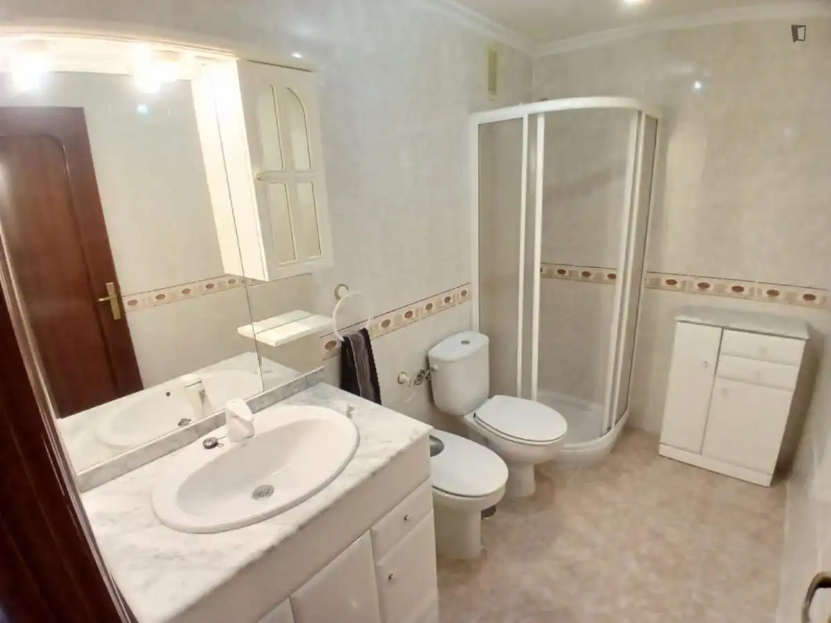 Bany de Apartament per a compartir en Valladolid amb Moblat, Forn i Rentadora