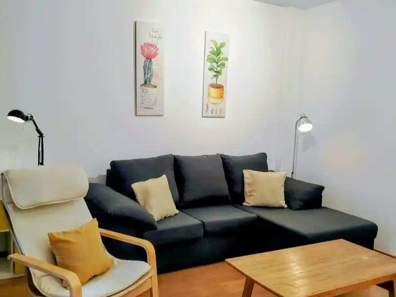 Wohnzimmer von Maisonette zur Miete in Ciudad Real Capital mit Klimaanlage, Terrasse und Balkon