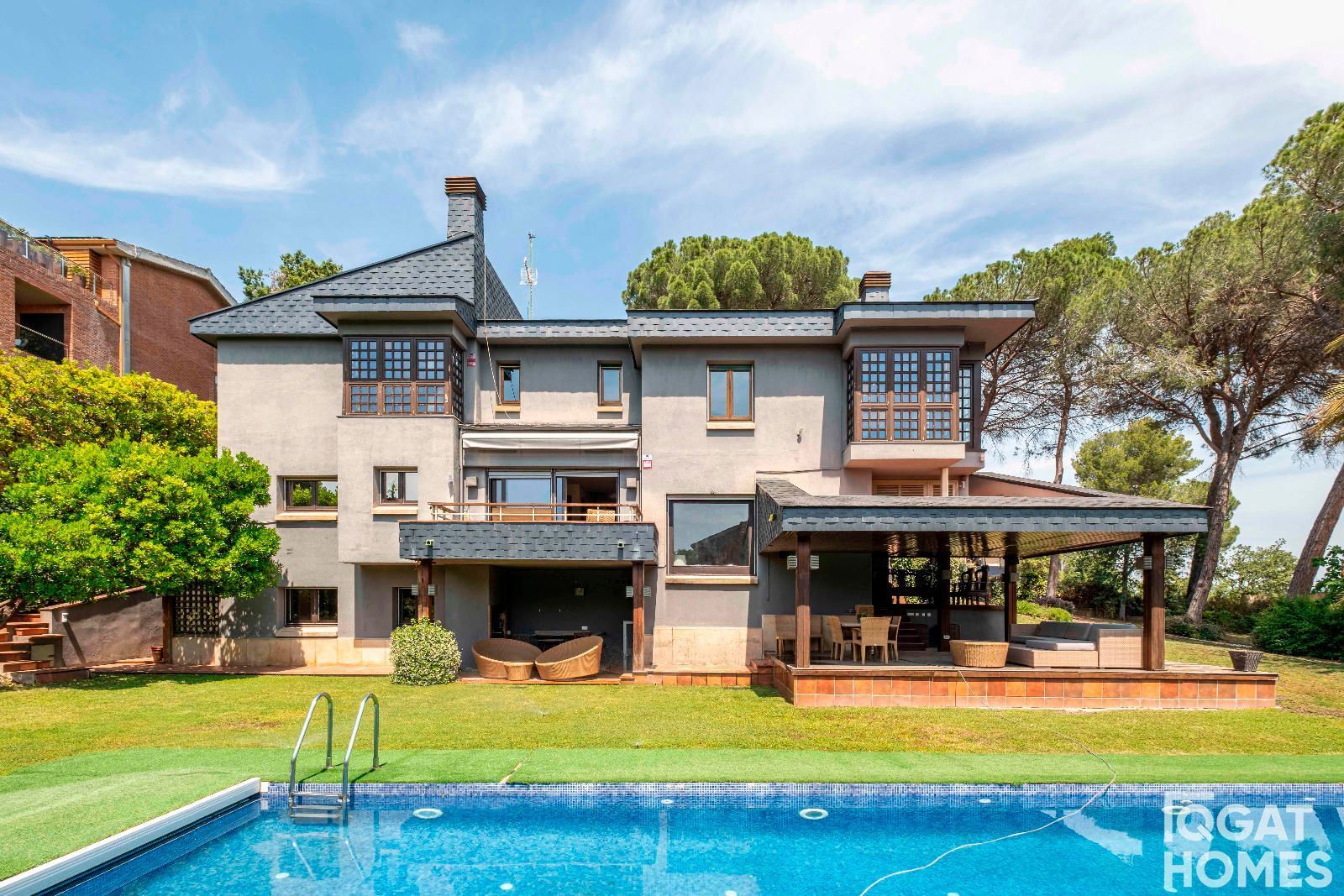 Jardí de Casa o xalet en venda en Sant Cugat del Vallès amb Aire condicionat, Calefacció i Jardí privat