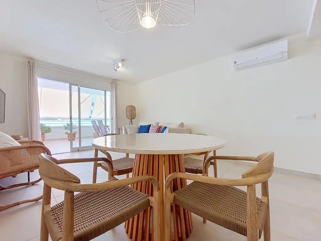 Dining room of Flat for rent in Altea  with Air Conditioner, Heating and Private garden