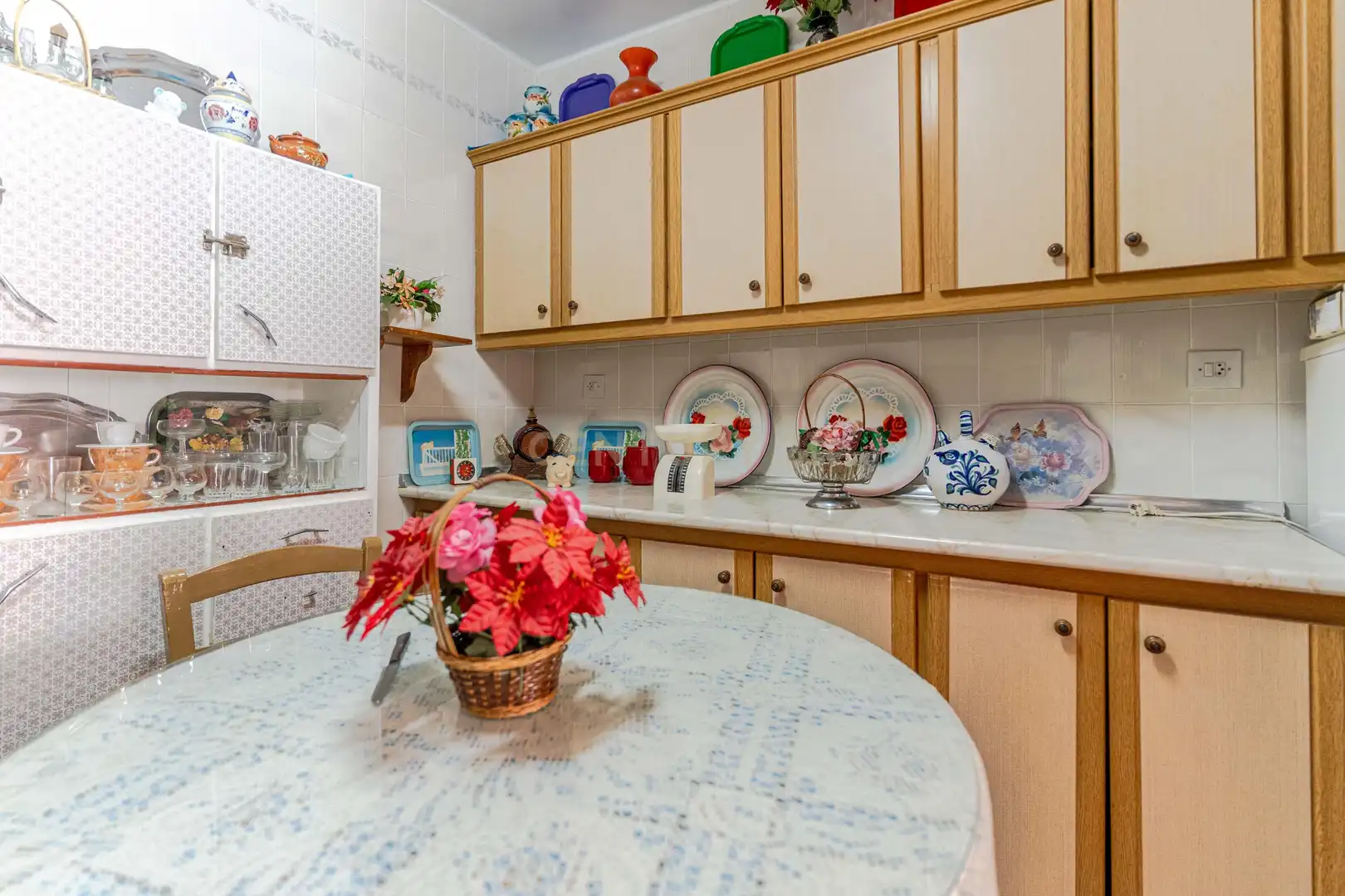 Cocina de Casa adosada en venta en Albuñol con Trastero, Microondas y Balcón