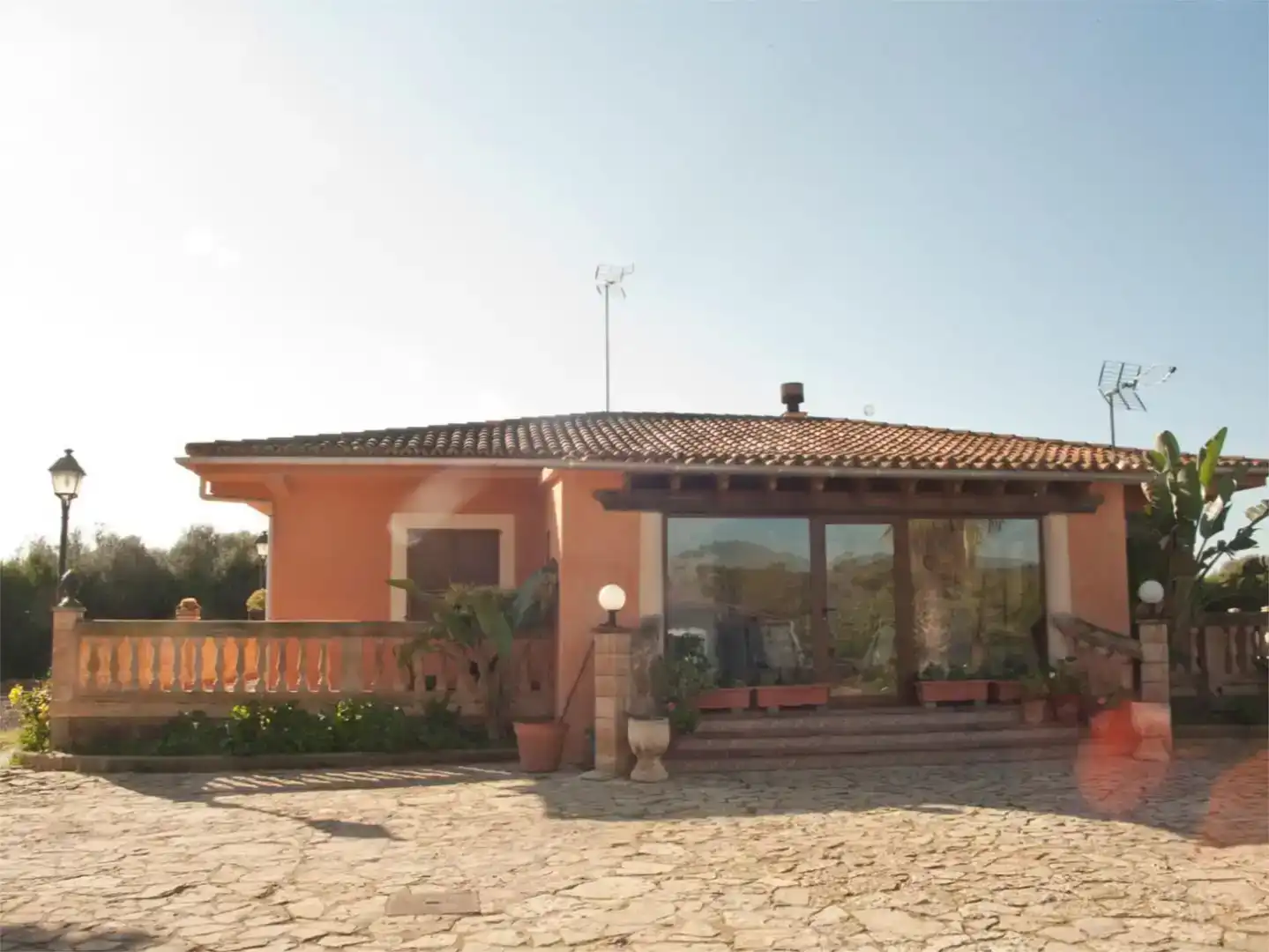 Vista exterior de Finca rústica en venda en  Palma de Mallorca amb Aire condicionat i Piscina