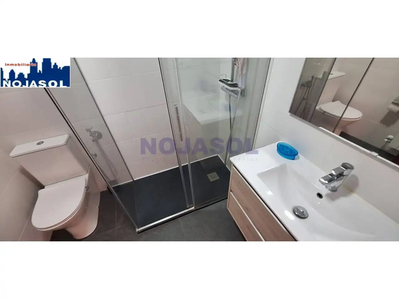 Bathroom of Flat for rent in Noja  with Heating, Terrace and Furnished