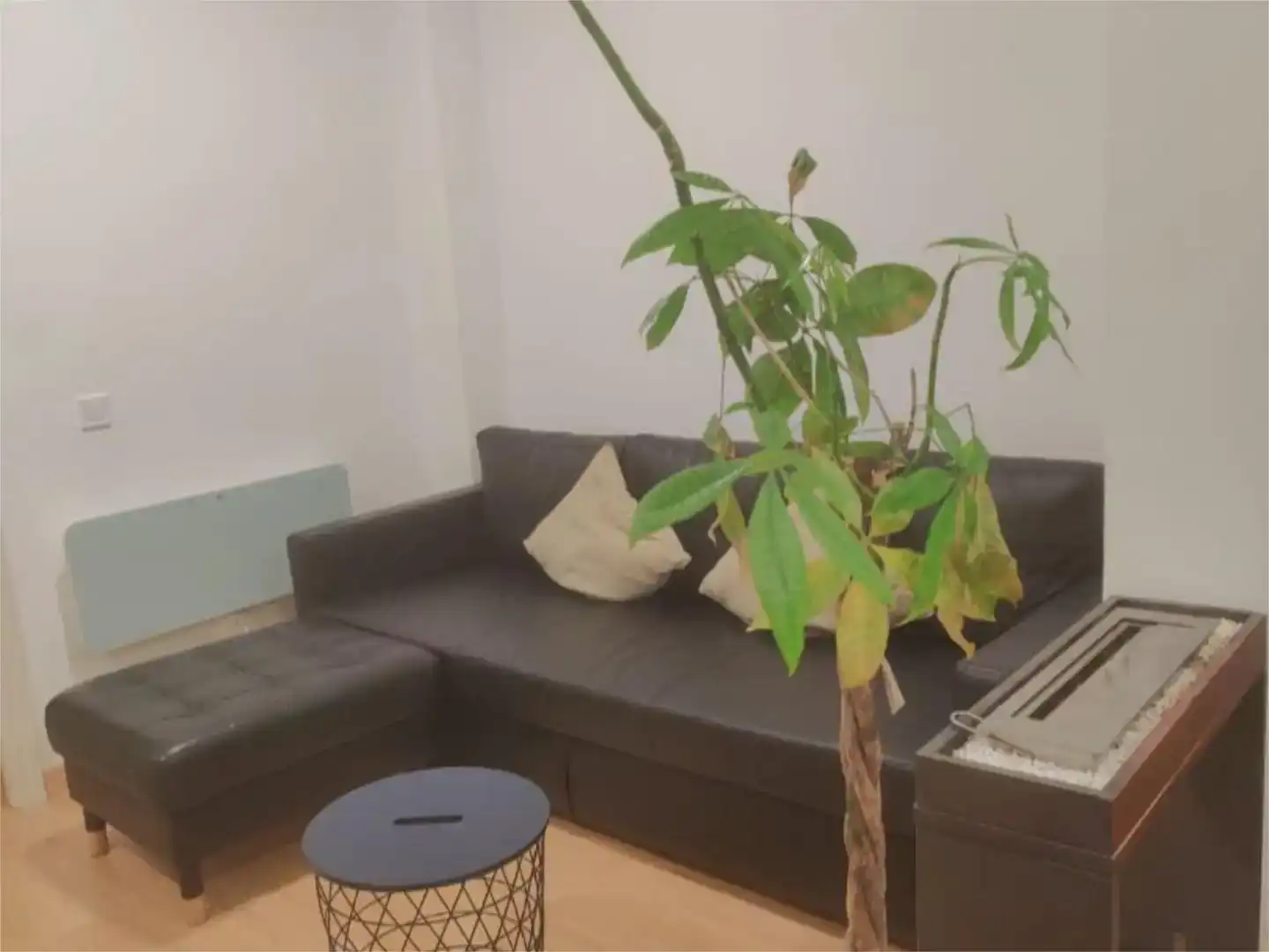 Sala d'estar de Apartament de lloguer en  Madrid Capital amb Aire condicionat