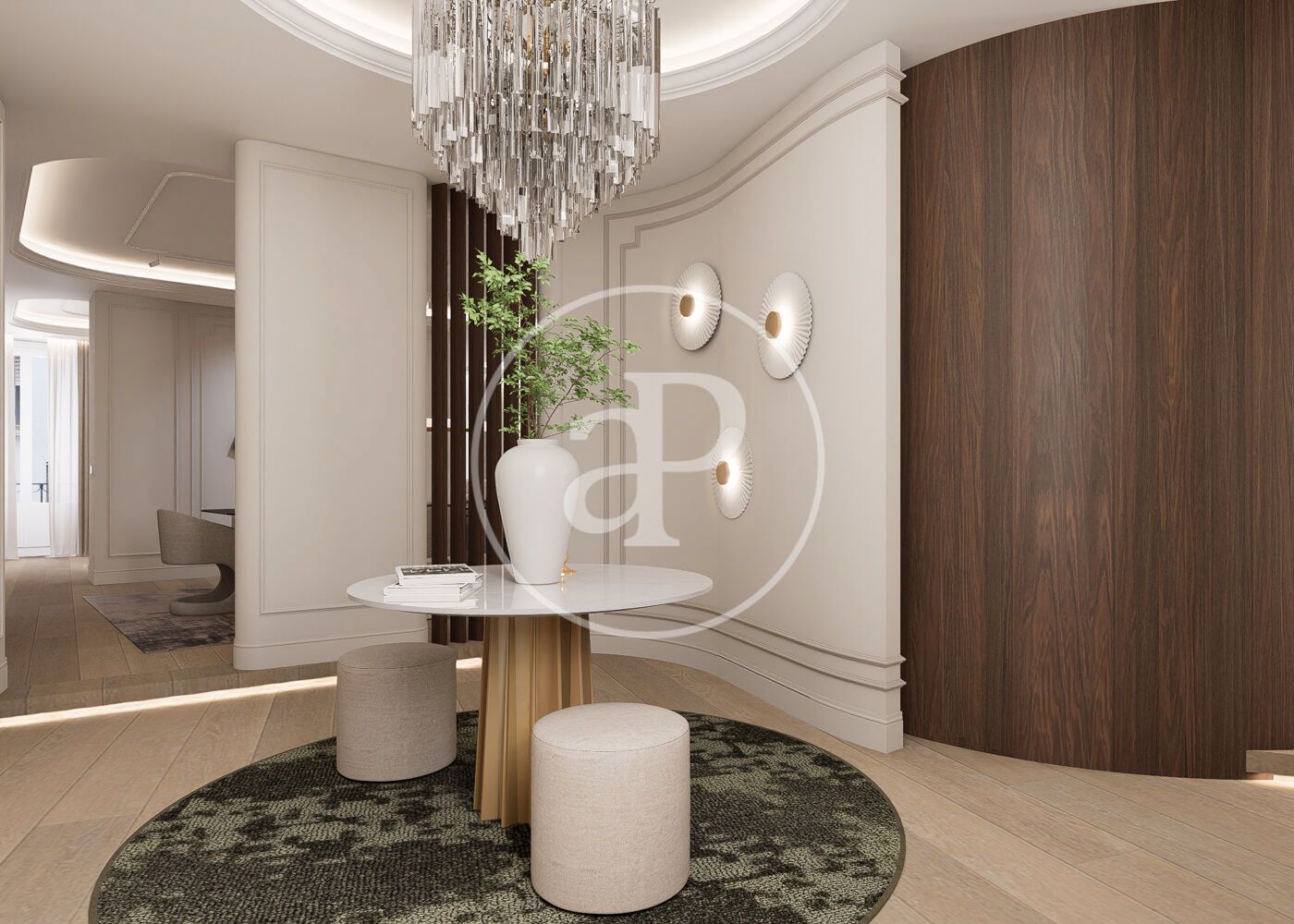 Esszimmer von Wohnung zum Verkauf in  Madrid Capital mit Klimaanlage, Heizung und Möbliert