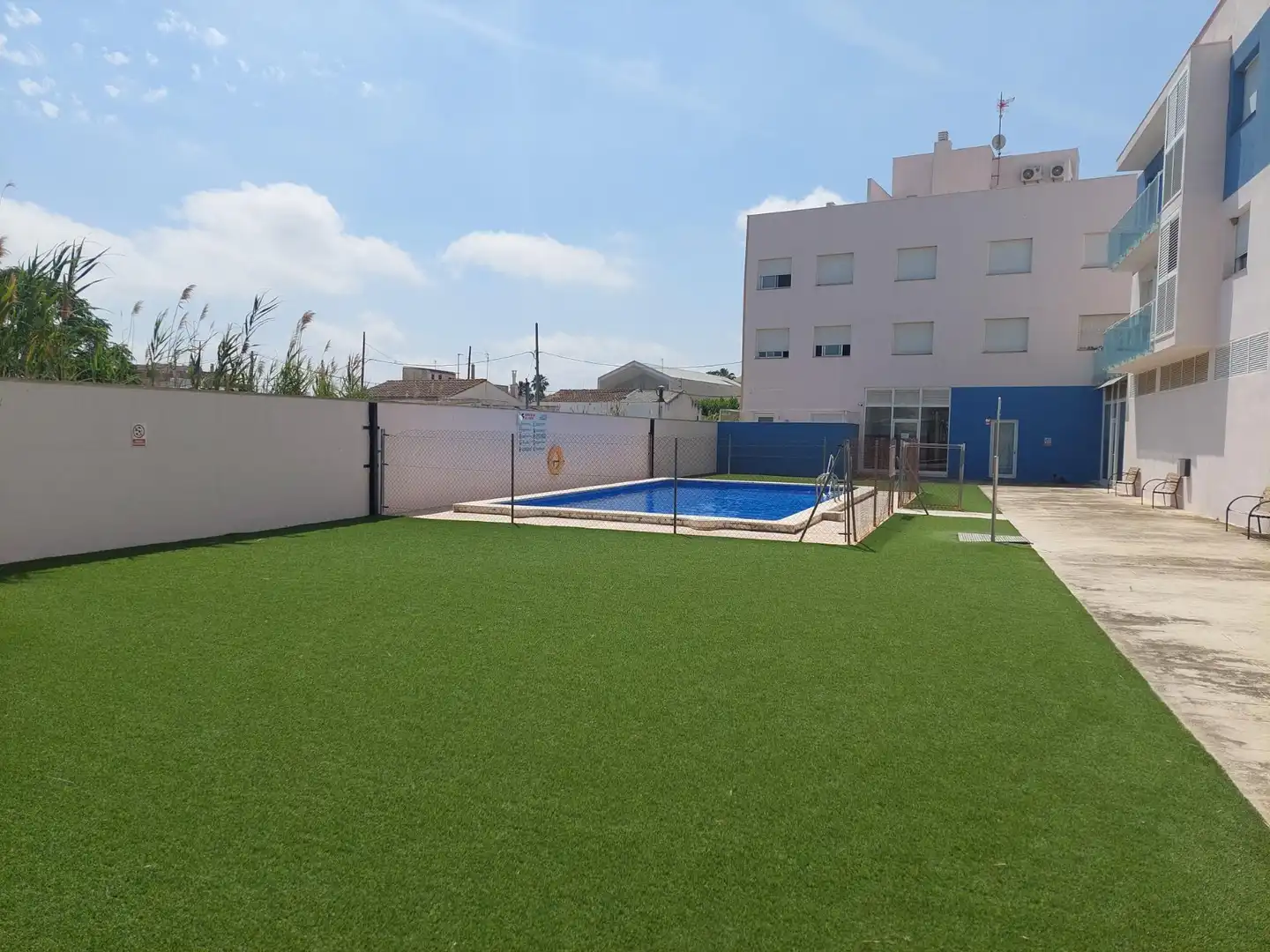 Swimming pool of Flat for sale in Deltebre  with Air Conditioner, Terrace and Furnished