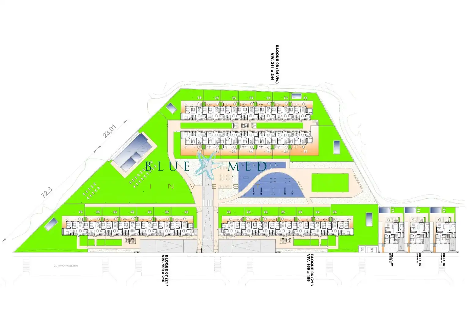 Houses for sale in Calle Infanta Elena, Las Lomas de Rame - Bahía Bella