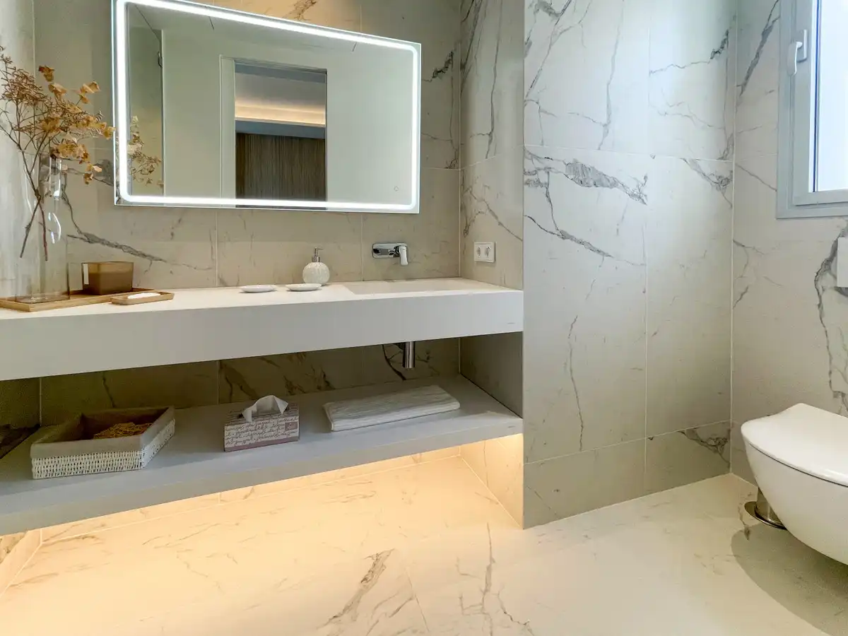Bathroom of Houses for sale in Mijas  with Air Conditioner, Private garden and Terrace