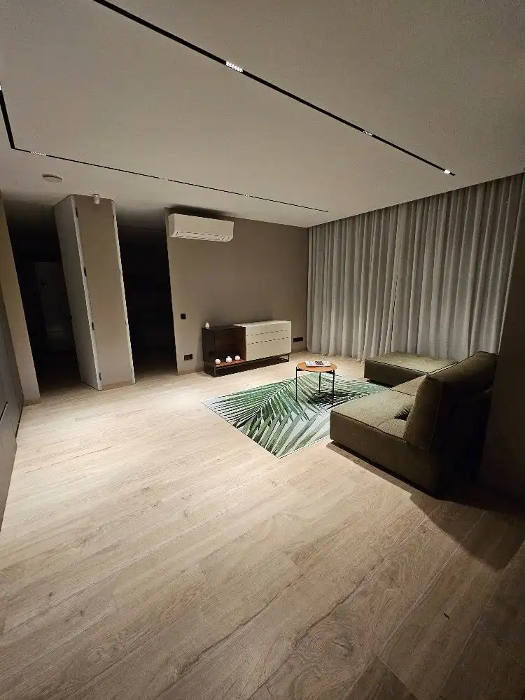 Sala de estar de Casa o chalet de alquiler en L'Alfàs del Pi con Aire acondicionado, Calefacción y Jardín privado