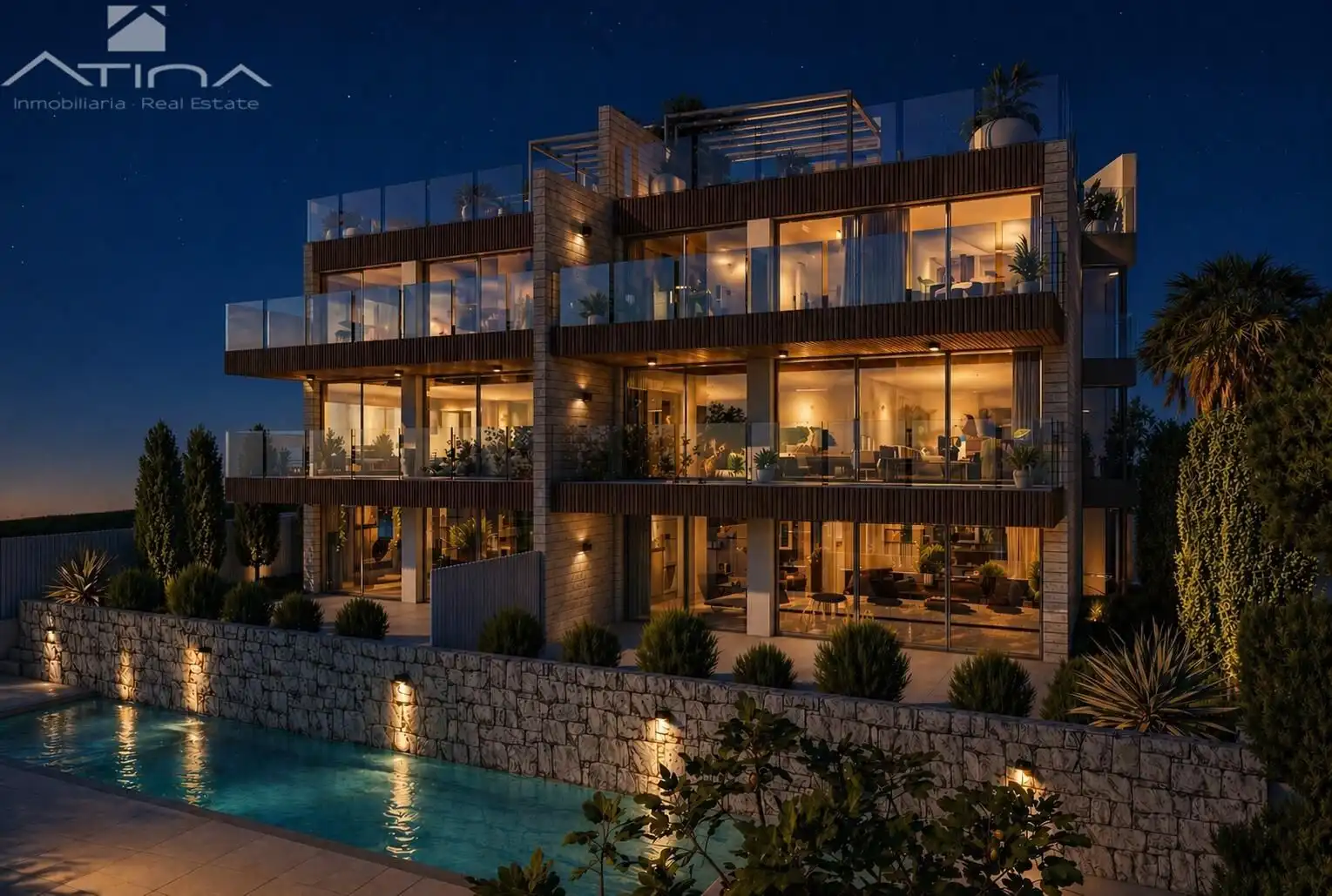 Außenansicht von Maisonette zum Verkauf in Jávea / Xàbia mit Klimaanlage, Privatgarten und Terrasse