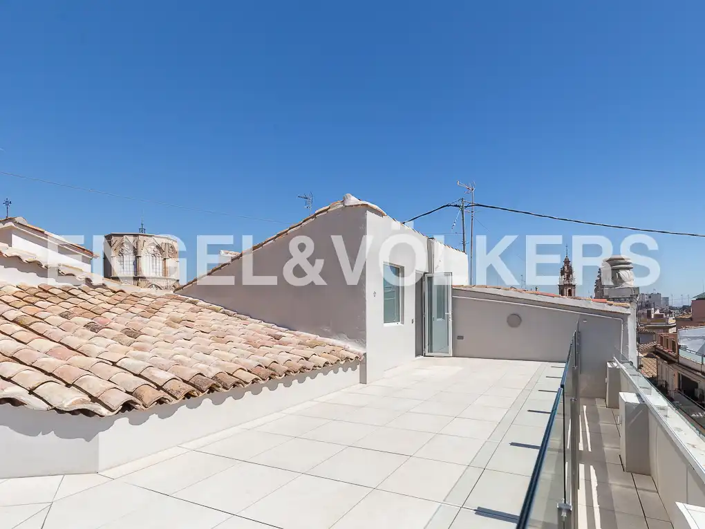 Terrassa de Àtic de lloguer en Valencia amb Aire condicionat, Calefacció i Terrassa