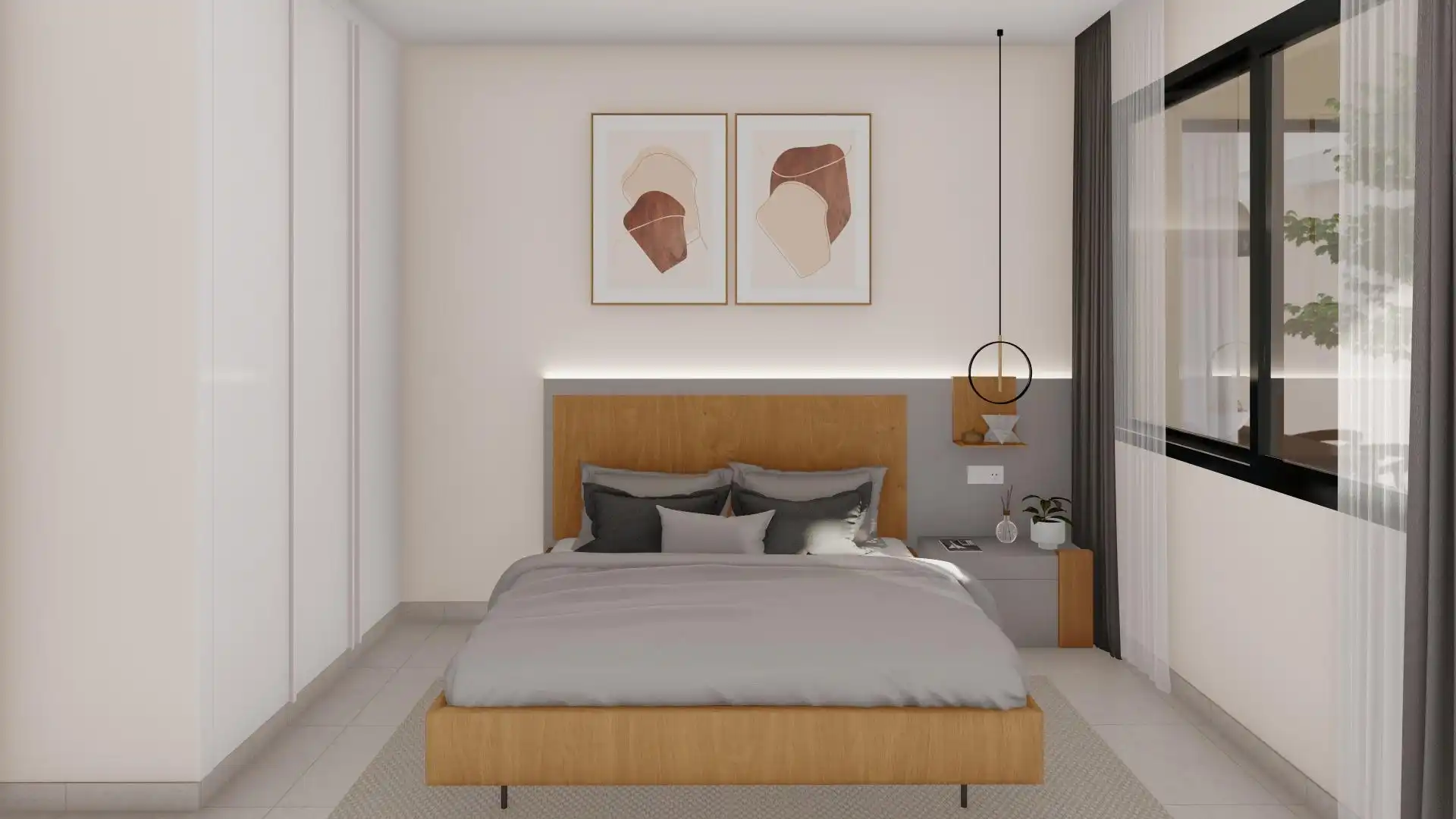 Habitación de Casa o chalet en venta en Murcia con Aire acondicionado, Calefacción y Jardín privado