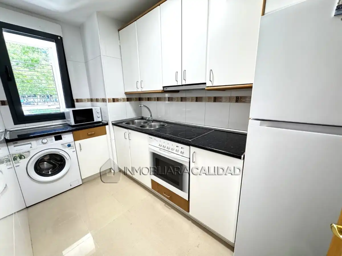 Kitchen of Flat for rent in Burgos  with Heating, Terrace and Storage room