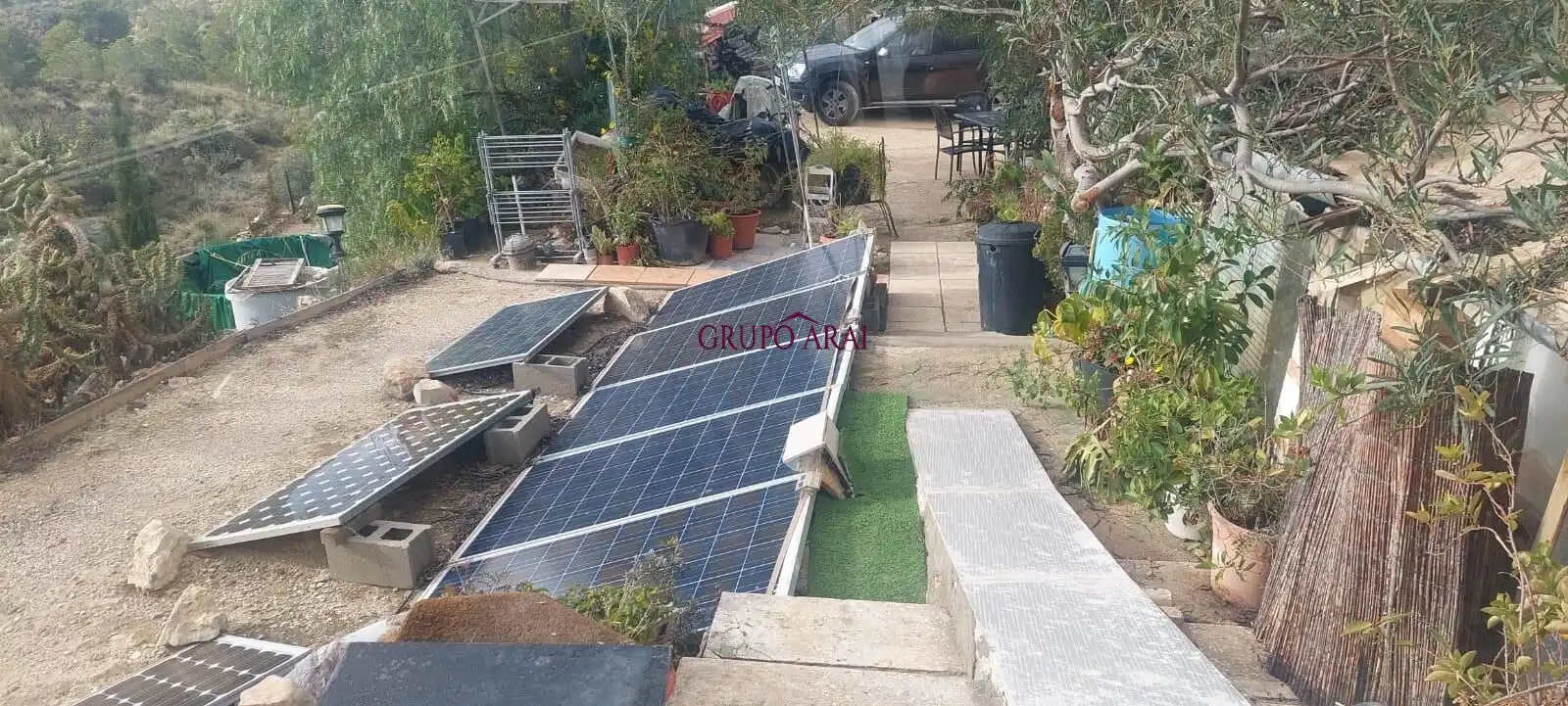Jardín de Finca rústica en venta en Busot con Trastero y Piscina