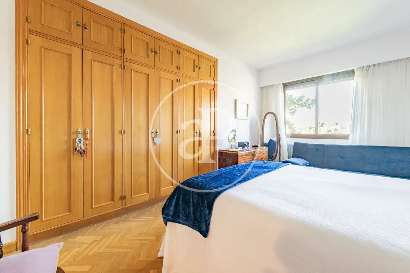 Bedroom of Flat for sale in Madrid  with Heating, Terrace and Storage room