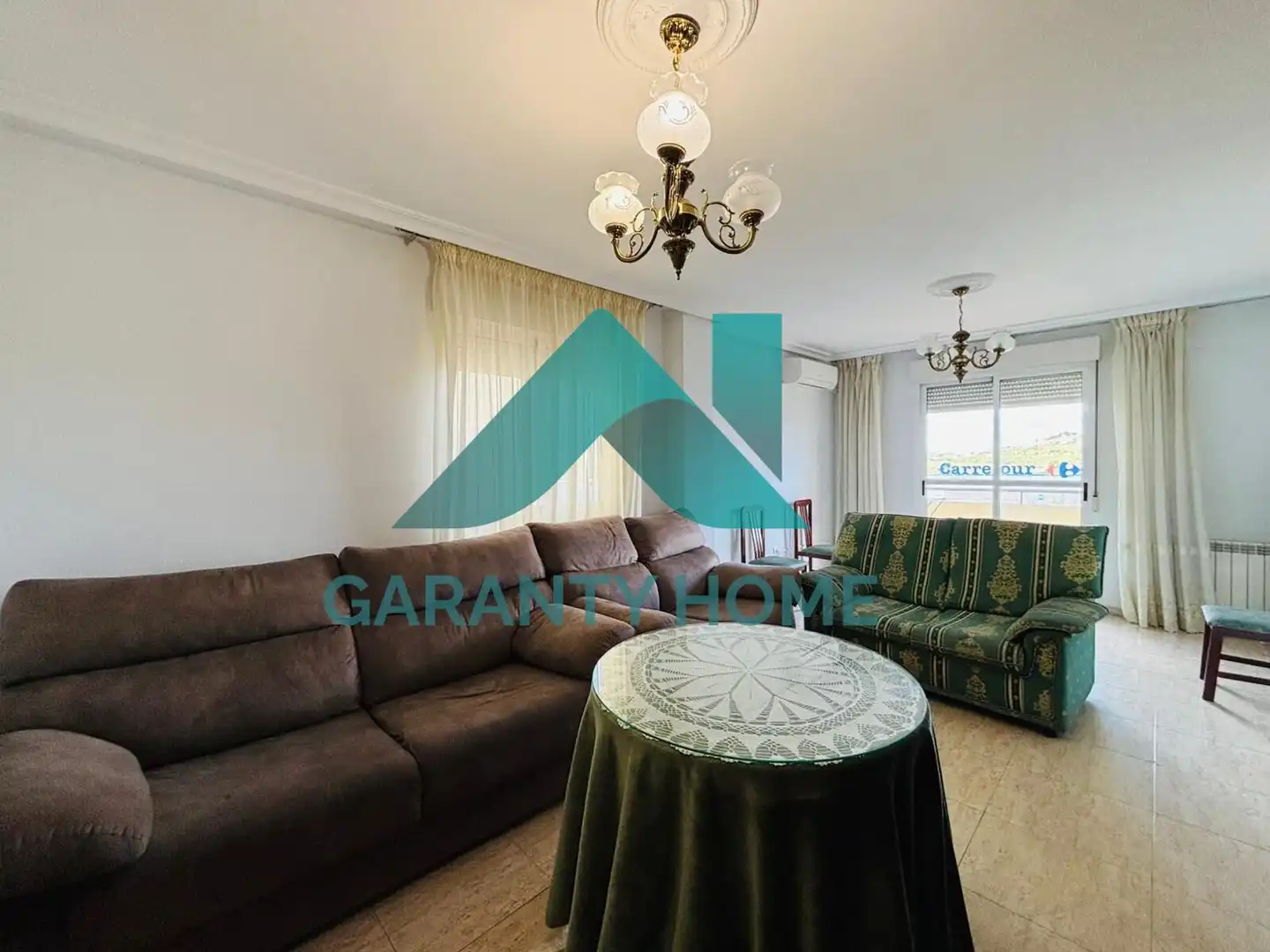 Living room of Flat for rent in Cáceres  with Air Conditioner, Heating and Terrace