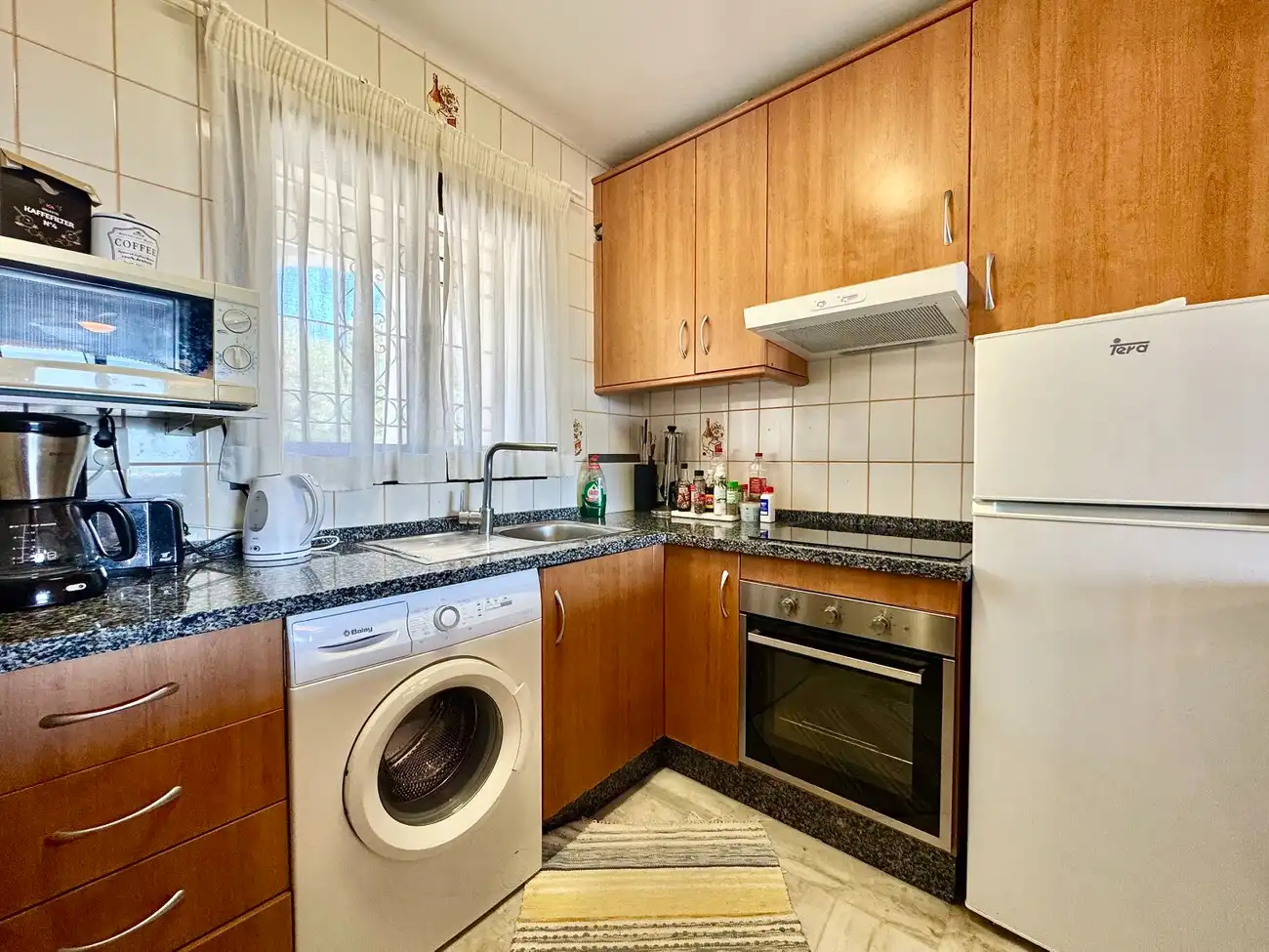 Cocina de Apartamento en venta en Mijas con Aire acondicionado, Terraza y Amueblado