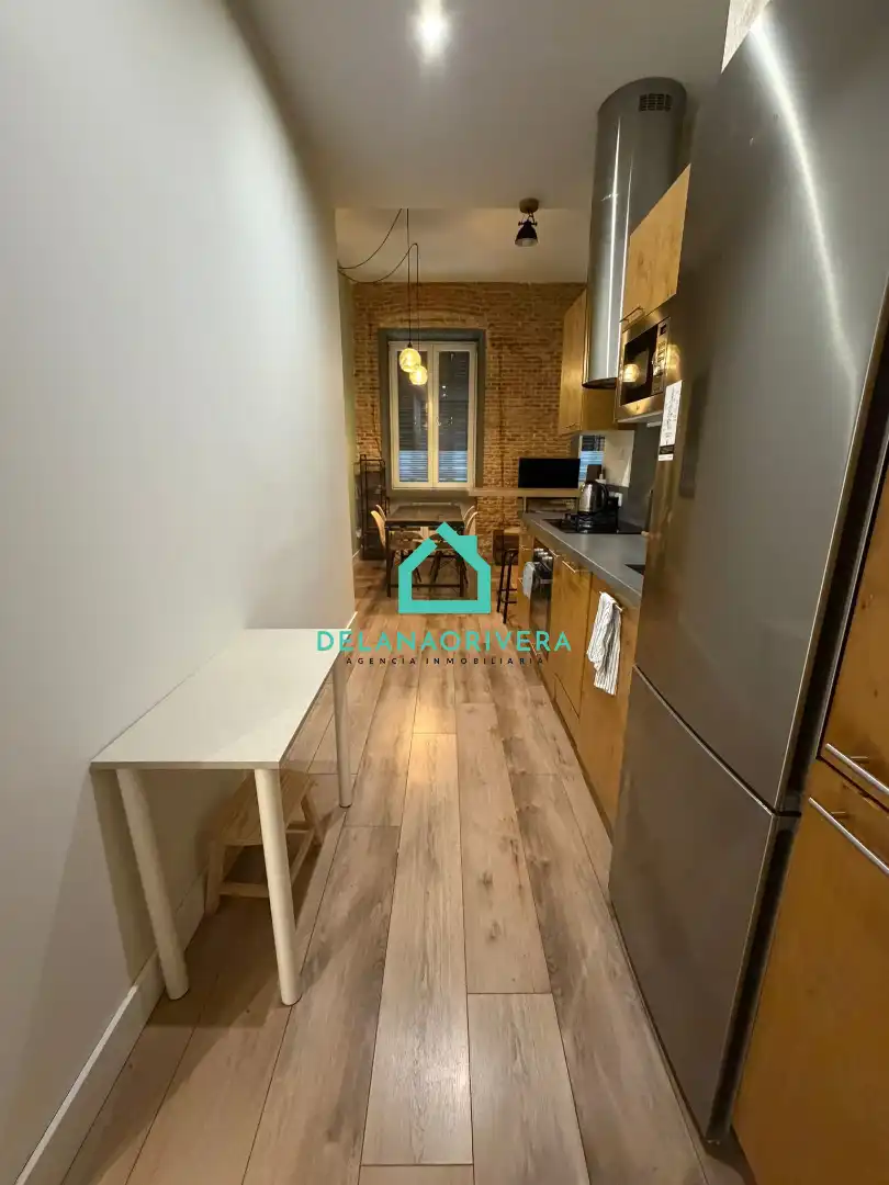 Küche von Wohnung zur Miete in Madrid mit Heizung, Möbliert und Ofen