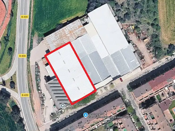 Exterior view of Industrial buildings for sale in Artés