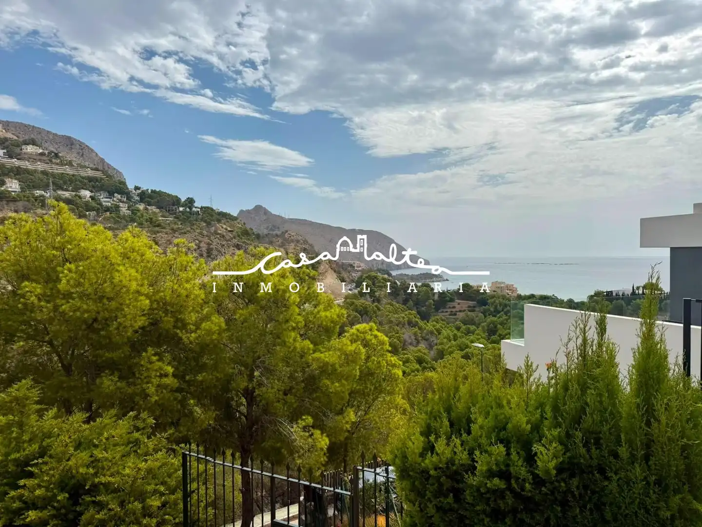 Vista exterior de Casa o chalet de alquiler en Altea con Calefacción, Jardín privado y Terraza