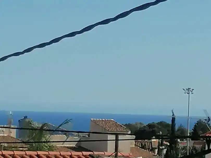 Vista exterior de Casa o xalet en venda en La Nucia amb Aire condicionat, Parquet i Piscina