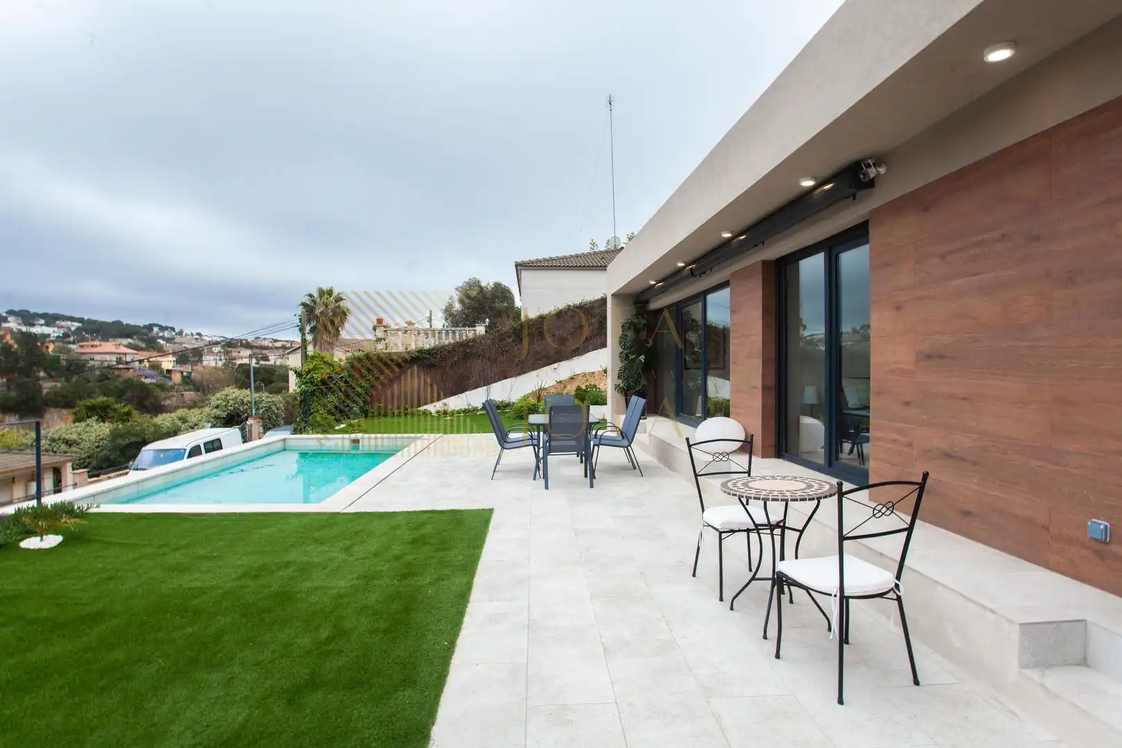 Terraza de Casa o chalet en venta en Vidreres con Aire acondicionado, Jardín privado y Parquet