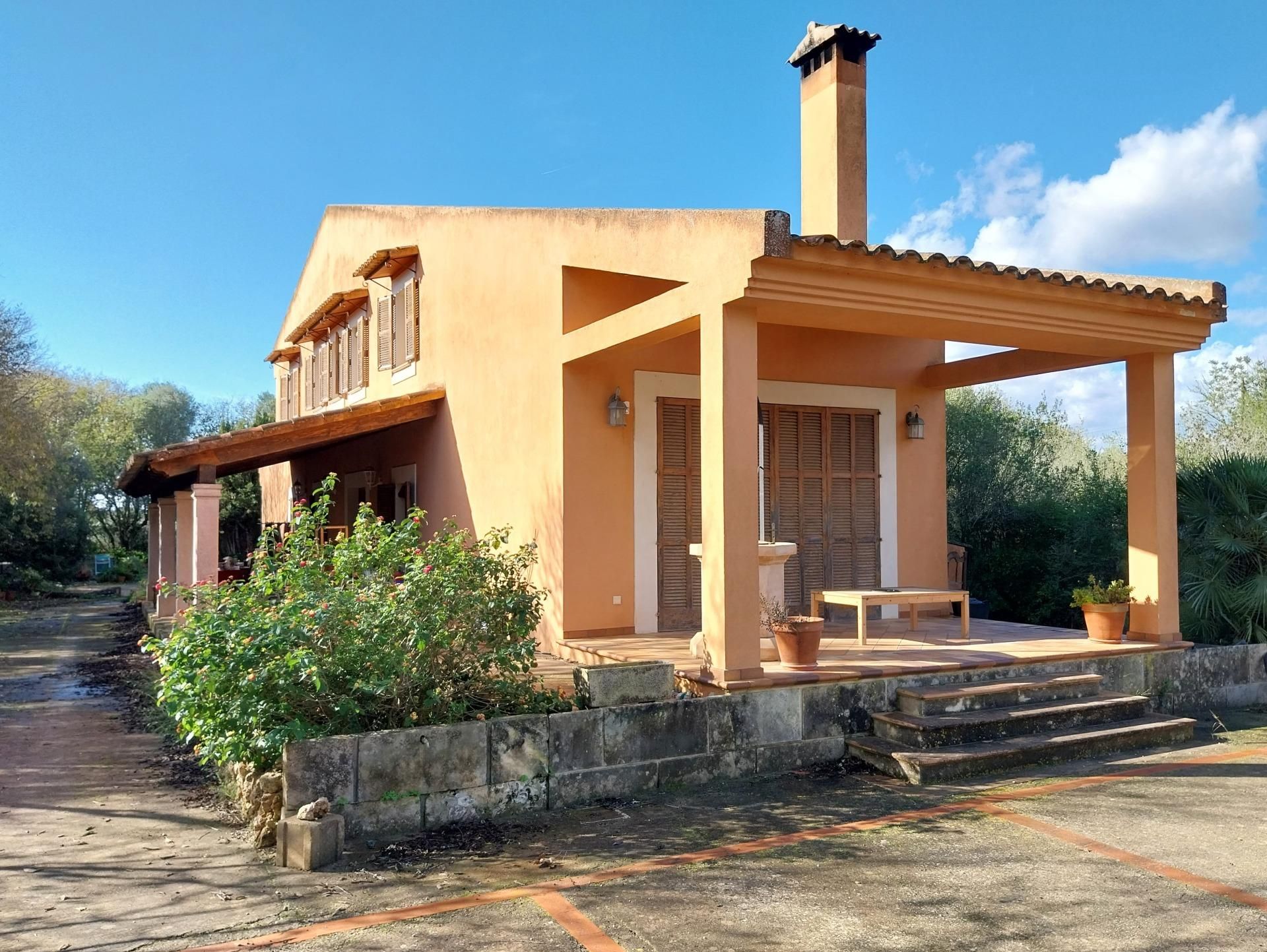 Vista exterior de Casa o xalet en venda en Sencelles amb Aire condicionat, Calefacció i Jardí privat