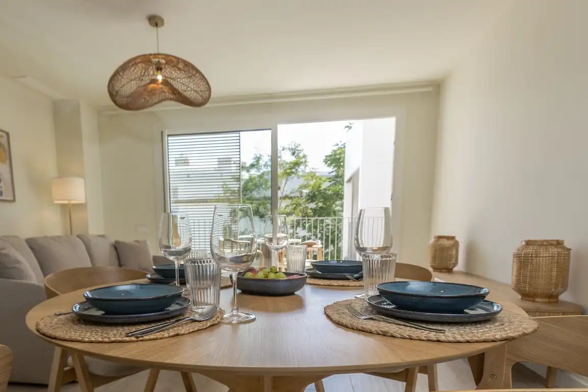 Dining room of Apartments for rent in Jávea / Xàbia  with Air Conditioner, Storage room and Sauna