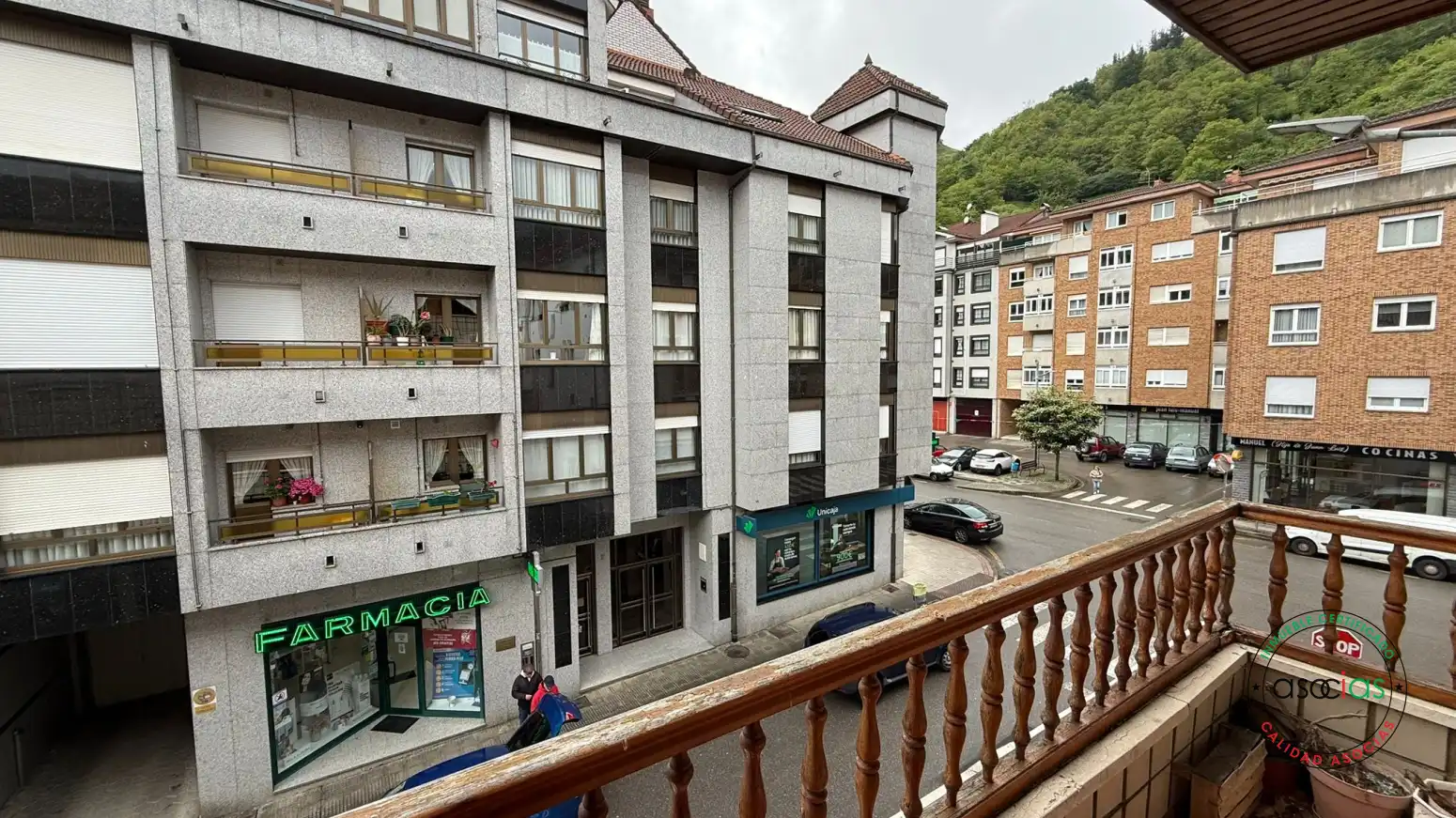 Exterior view of Flat for sale in Aller  with Heating, Parquet flooring and Storage room