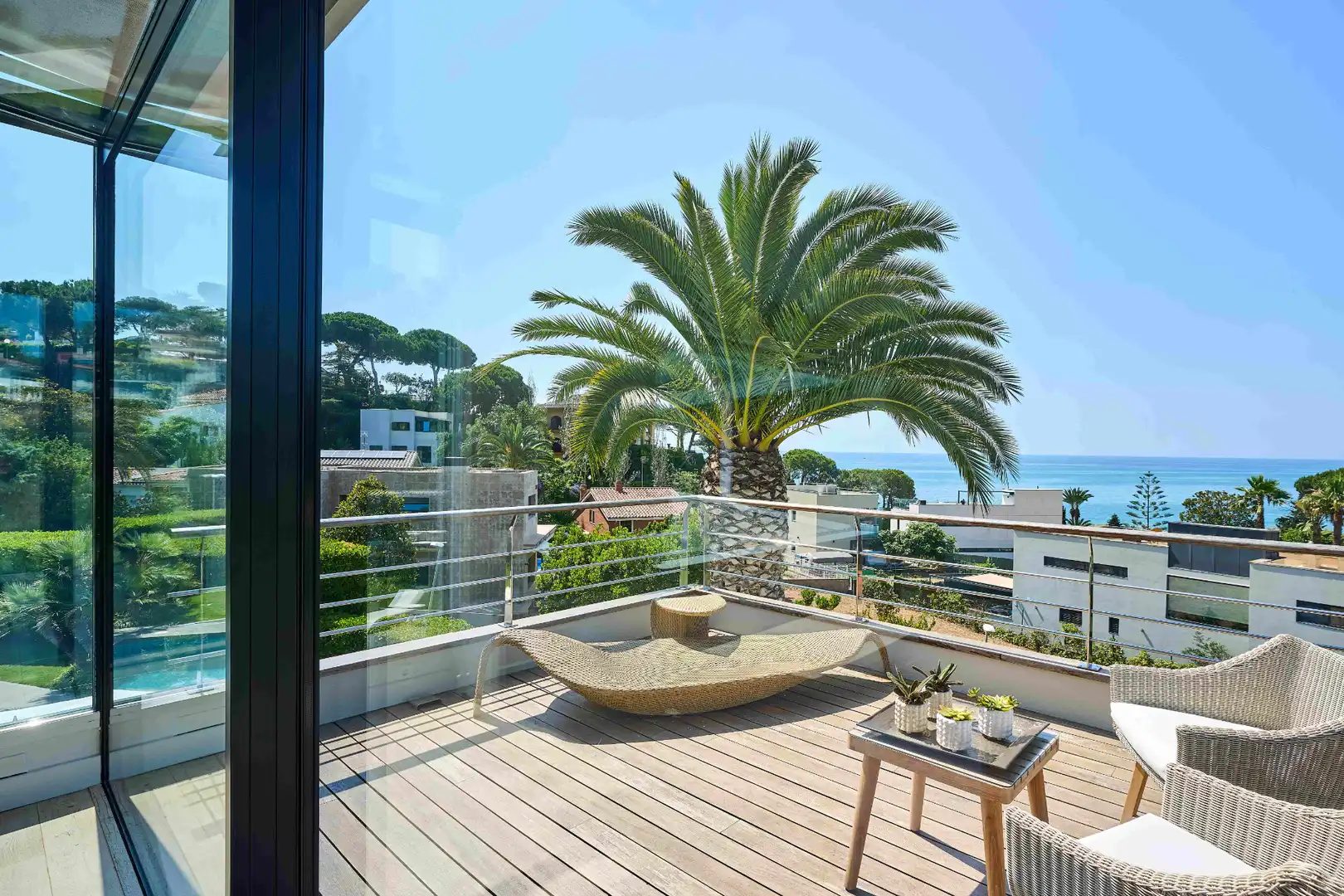 Terrassa de Casa o xalet en venda en Sant Pol de Mar amb Aire condicionat, Calefacció i Jardí privat