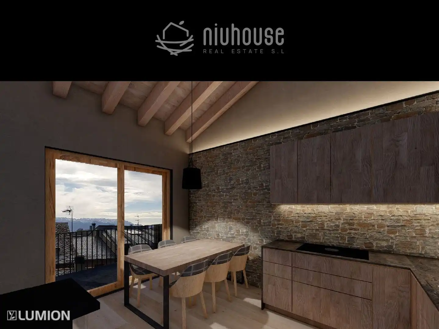 Küche von Haus oder Chalet zum Verkauf in Llívia mit Privatgarten, Terrasse und Abstellraum