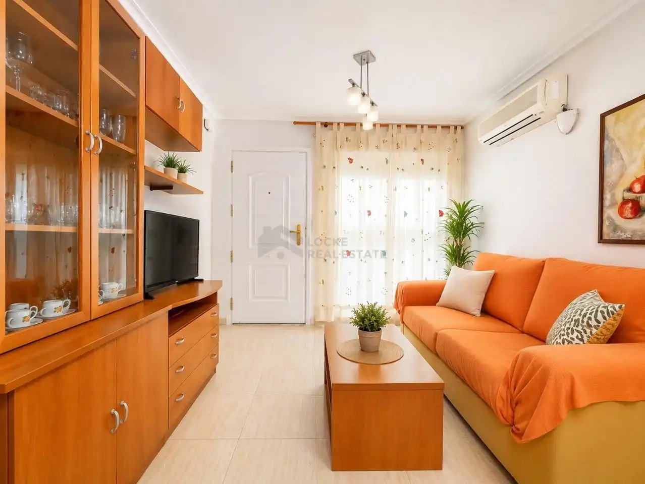 Sala de estar de Planta baja en venta en Oropesa del Mar / Orpesa con Aire acondicionado, Terraza y Trastero