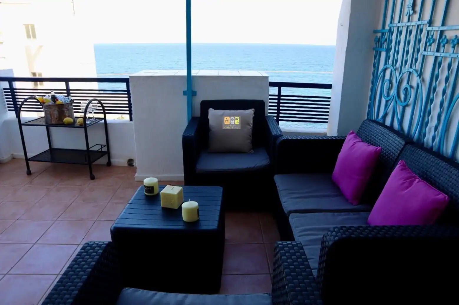Terrasse von Dachboden zur Miete in Altea mit Terrasse und Möbliert