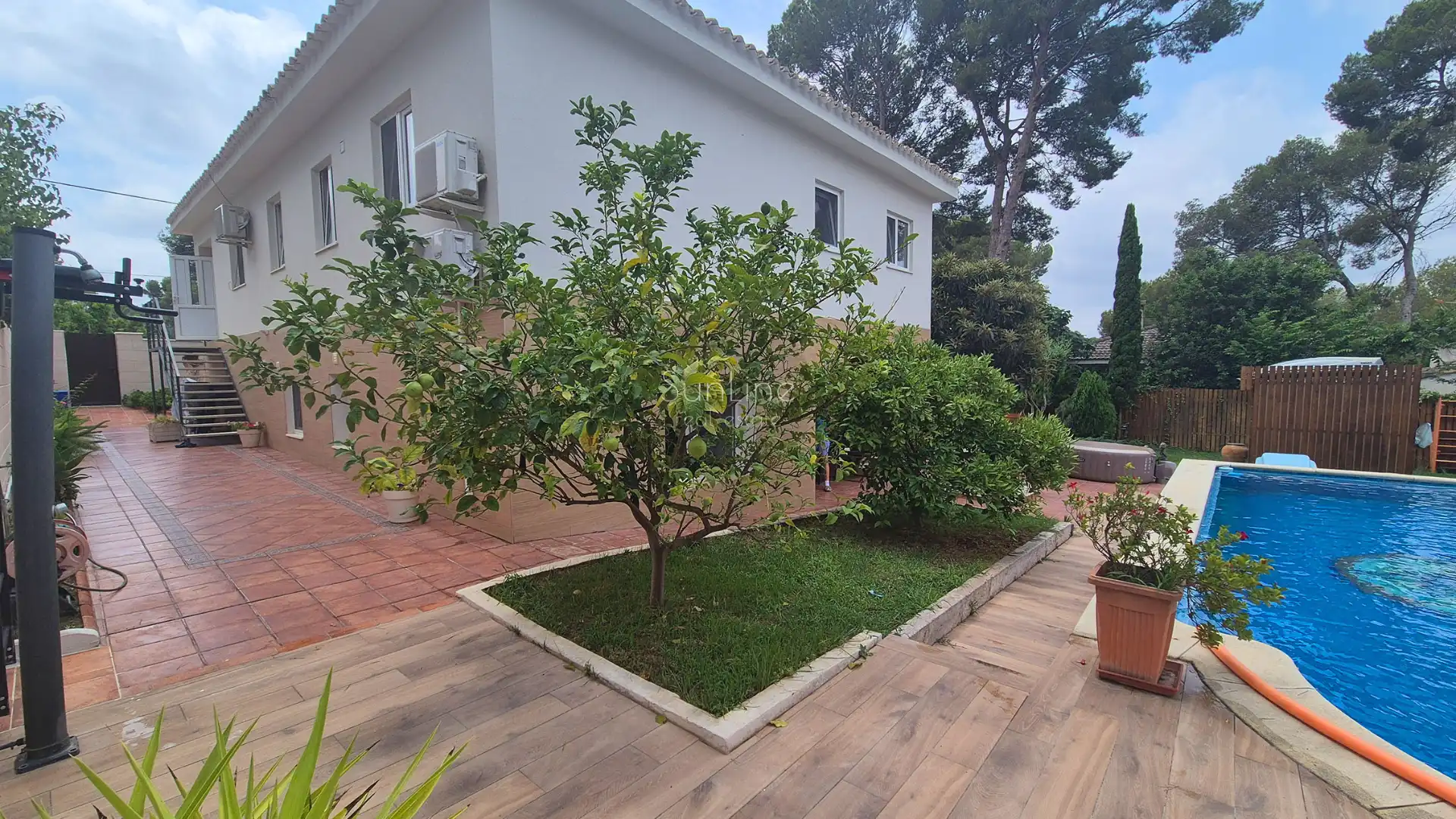 Garden of Houses for sale in L'Eliana  with Air Conditioner, Private garden and Terrace